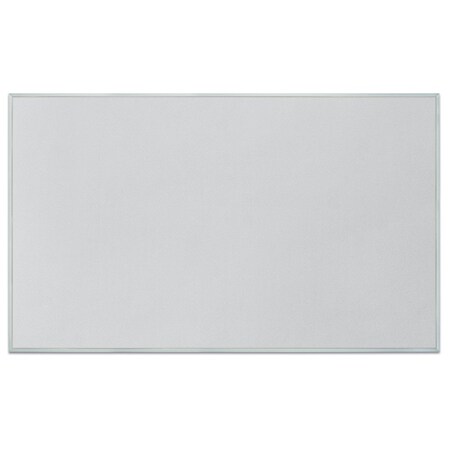 United Visual Products Corkboard, Fabric, Blk/Prl, 2 Door, 48x36" UV303-BLACK-PEARL